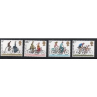 Great Britain Sc 843-846 1978 Cycling stamp set mint NH