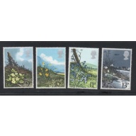 Great Britain Sc 855-858 1979 Wild Flowers stamp set mint NH