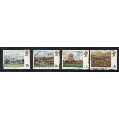 Great Britain Sc 863-866 1979 Horse Racing Derby stamp set mint NH