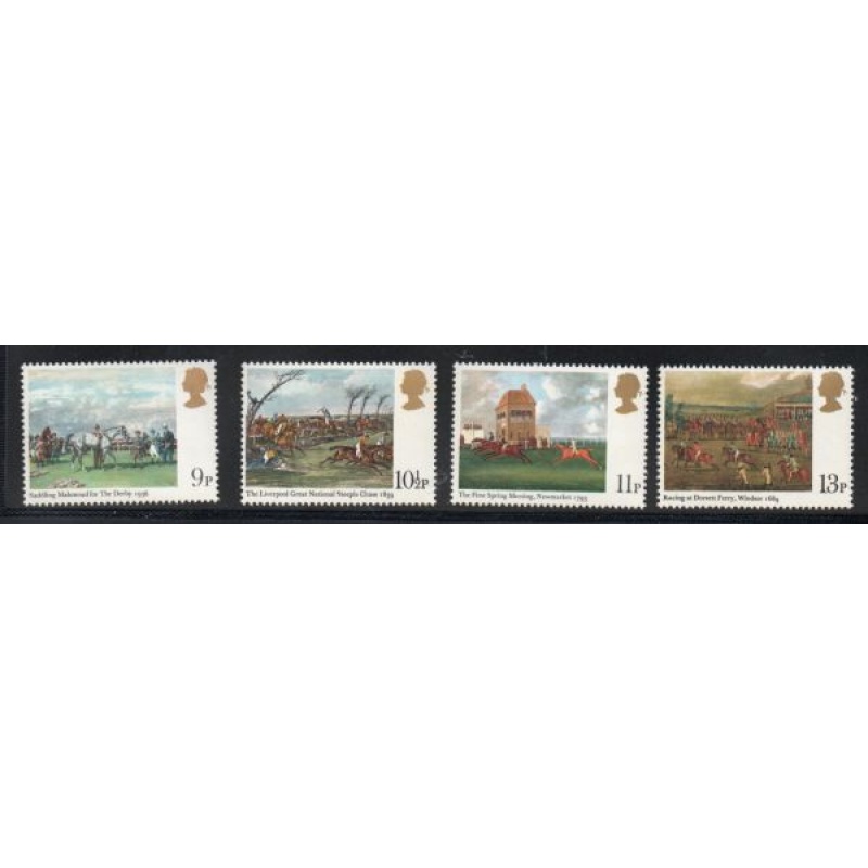 Great Britain Sc 863-866 1979 Horse Racing Derby stamp set mint NH