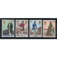 Great Britain Sc 871-874 1979 Sir Rowland Hill stamp set mint NH