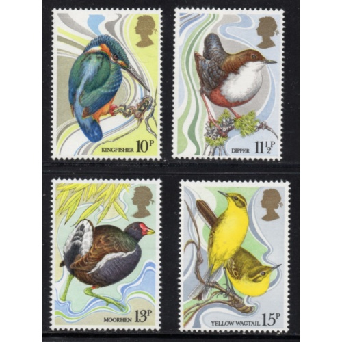 Great Britain Scott 884-87 1980 Birds stamp set mint NH