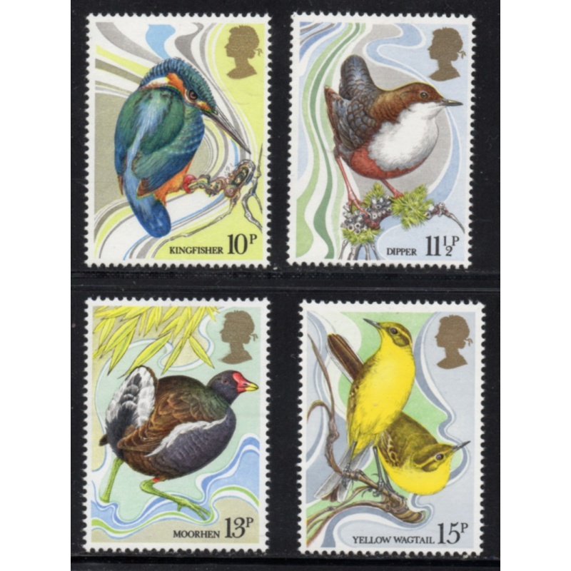 Great Britain Scott 884-87 1980 Birds stamp set mint NH
