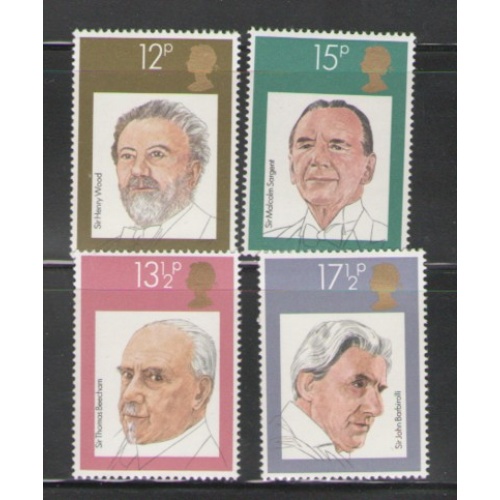 Great Britain Scott 920-23 1980 Conductors  stamp set mint NH