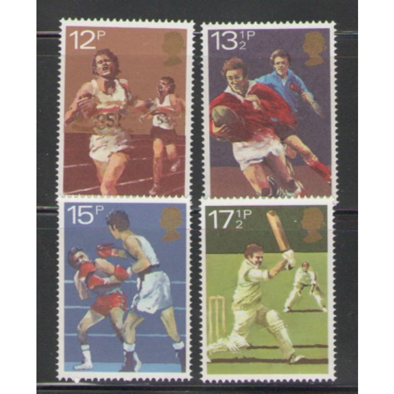 Great Britain Sc 924-927 1980 Sports stamp set mint NH