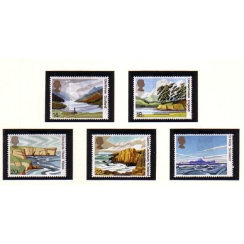 Great Britain Scott 945-49 1981 Landscapes National Trust Scotland  stamp set mint NH