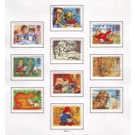 Great Britain Scott 1538-1547 1994 Messages stamp set used