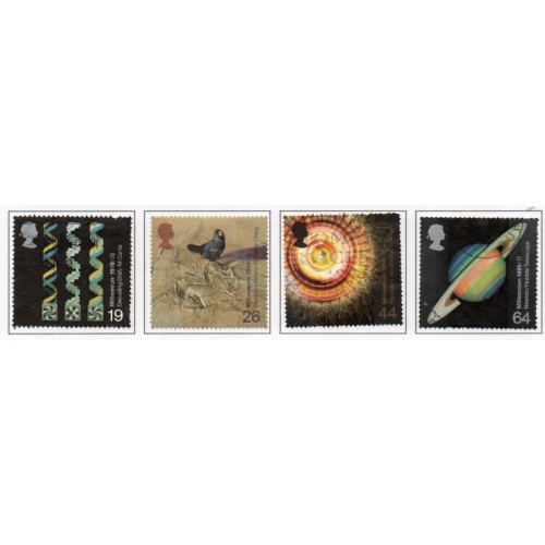 Great Britain Sc 1867-1870 1999 Scientists Millennium stamp set used