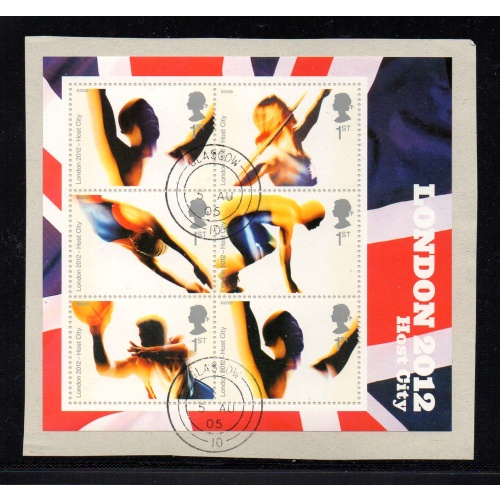 Great Britain Scott 2301 2005 Selection for 2012 Olympics stamp sheet used