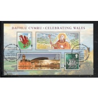 Great Britain Scott 2639 2009 Celebrating Wales  stamp sheet used