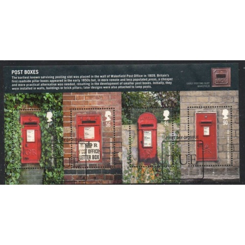 Great Britain Scott 2679 2009 Letter Boxes  stamp sheet used