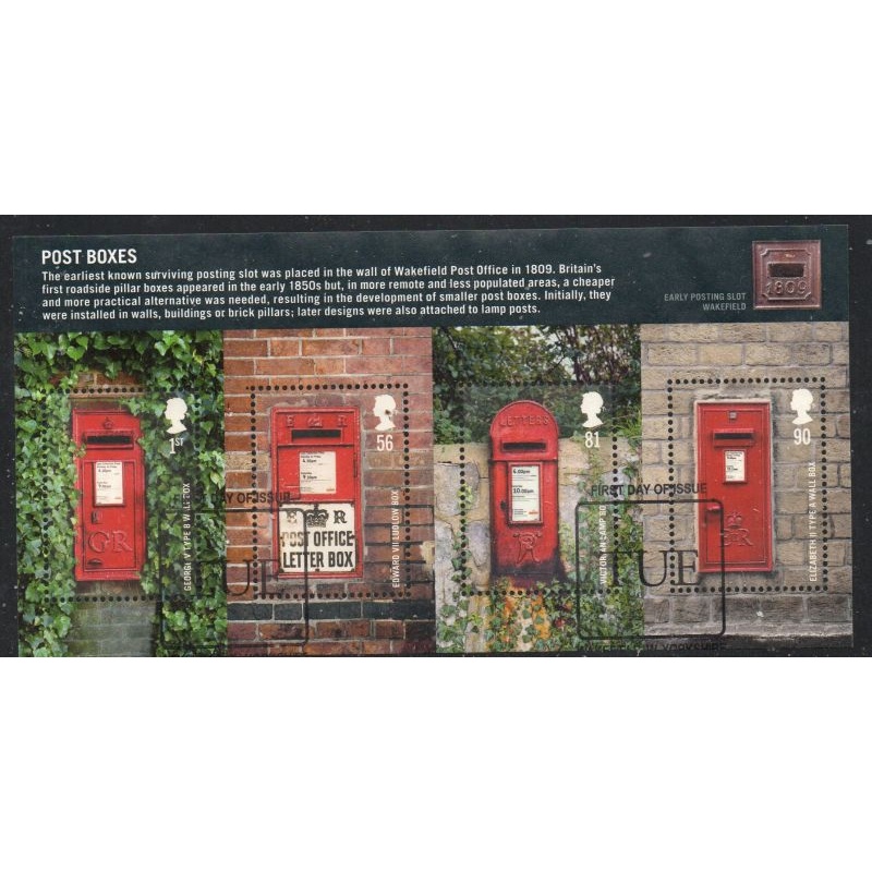 Great Britain Scott 2679 2009 Letter Boxes  stamp sheet used