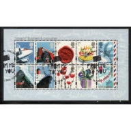 Great Britain Scott 2744 2010 Greetings stamp sheet used