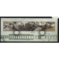 Great Britain Scott 2865 2011 English Steam Locomotives stamp sheet used