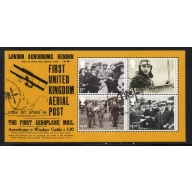 Great Britain Scott 2939 2011 First Air Mail Flight stamp sheet used