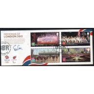 Great Britain Scott 3112 2012 Olympic Memories stamp sheet used