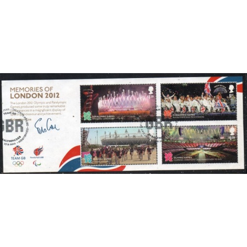 Great Britain Scott 3112 2012 Olympic Memories stamp sheet used