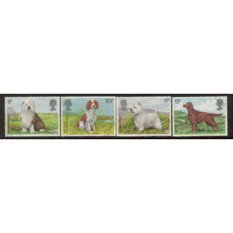 Great Britain Sc 851-854 1979 Dogs stamp set used