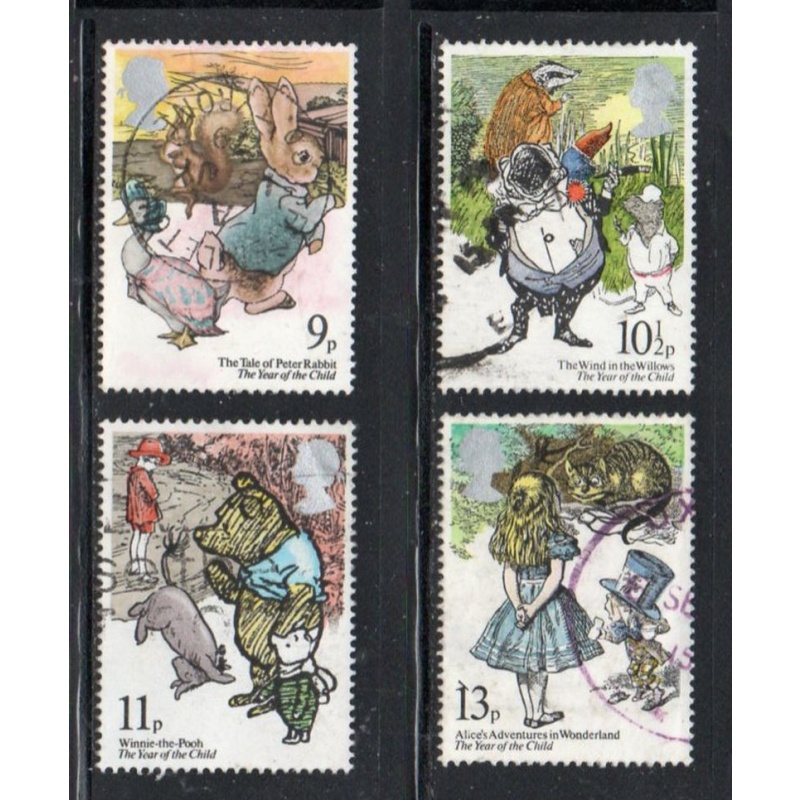 Great Britain Sc 867-870 1979 Children&#039;s Books stamp set used