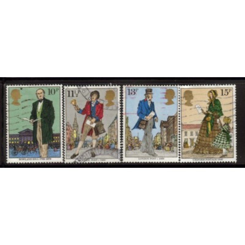 Great Britain Sc 871-874 1979 Sir Rowland Hill stamp set used