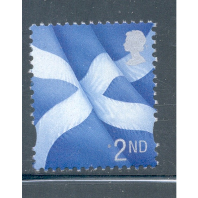 Great Britain Scotland Sc 14 1999 "2nd" Flag stamp mint NH