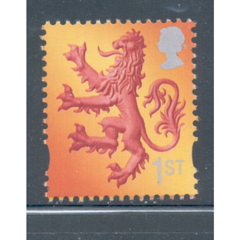 Great Britain Scotland Sc 15 1999 "1st" Lion Rampant stamp mint NH