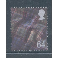 Great Britain Scotland Sc 17 1999 64p Tartan stamp mint NH