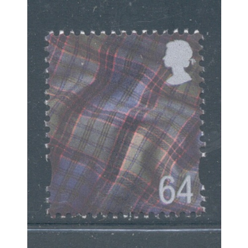 Great Britain Scotland Sc 17 1999 64p Tartan stamp mint NH