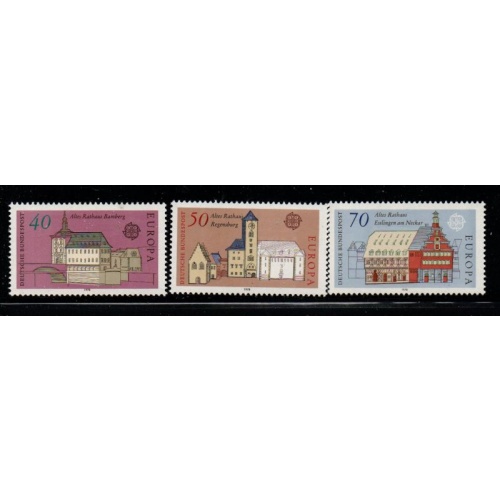 Germany Sc 1270-1272 1978 Europa stamp set mint NH