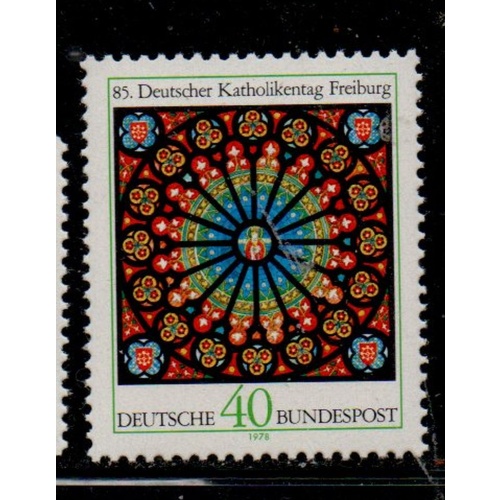Germany Sc 1278 1978 Cathedral Rose  Window stamp mint NH