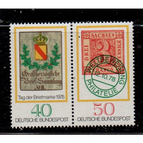 Germany Sc 1281-1282 1978 Stamp Day stamp set mint NH