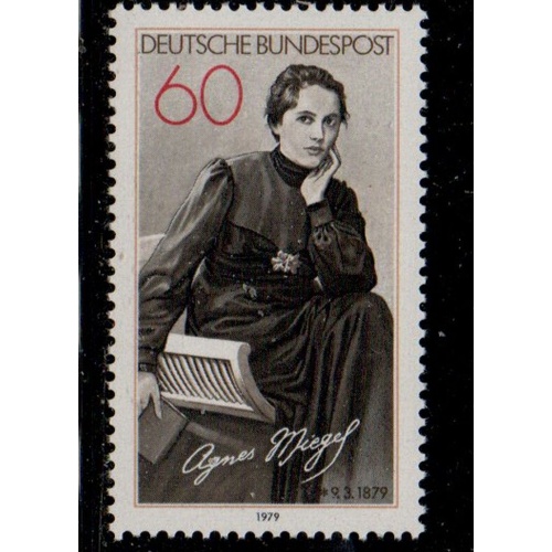 Germany Sc 1287 1979 Agnes Miegel stamp mint NH