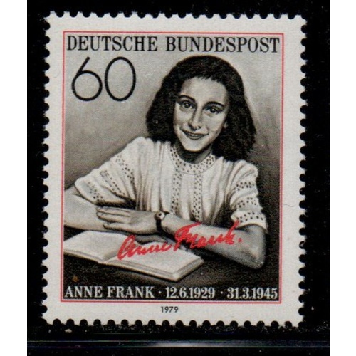Germany Sc 1293 1979  Anne Frank stamp mint NH
