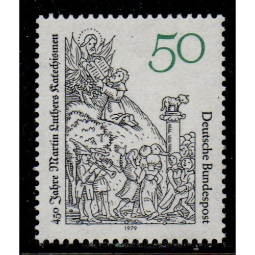 Germany Sc 1296 1979 Martin Luther Catechism Anniversary stamp mint NH