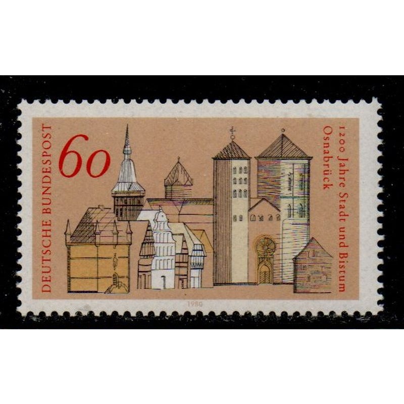 Germany Sc 1323 1980 Osnabruck Anniversary stamp mint NH