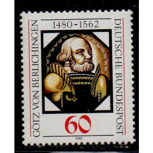 Germany Sc 1324 1980 von Berlichingen stamp mint NH