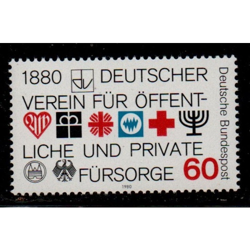 Germany Sc 1326 1980 Social Welfare stamp mint NH