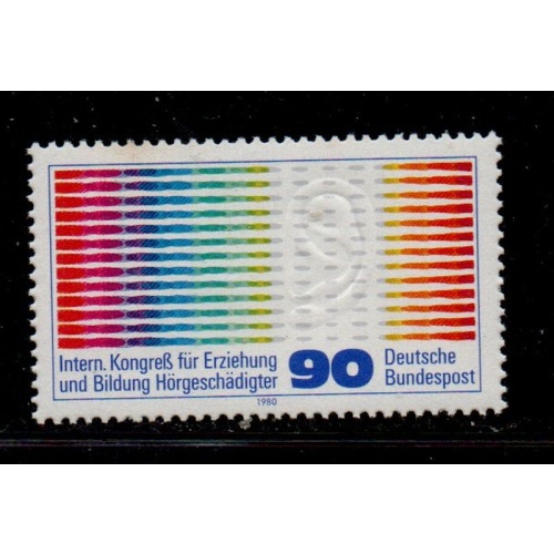 Germany Sc 1332 1980 Hard of Hearing stamp mint NH