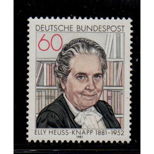 Germany Sc 1341 1981 Heuss-Knapp stamp mint NH