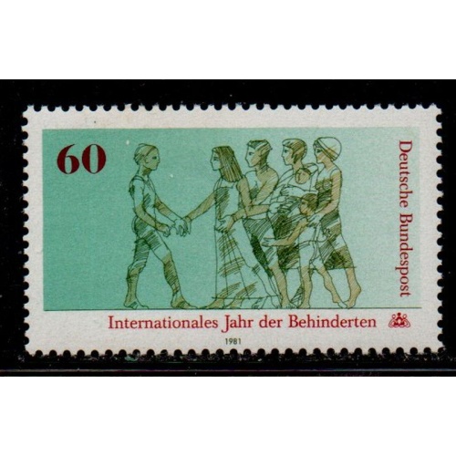 Germany Sc 1342 1981 International Year of the Disabled stamp mint NH