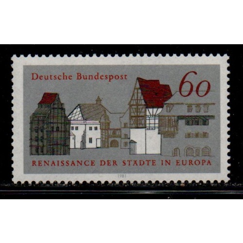 Germany Sc 1343 1981 Urban Renaissance stamp mint NH