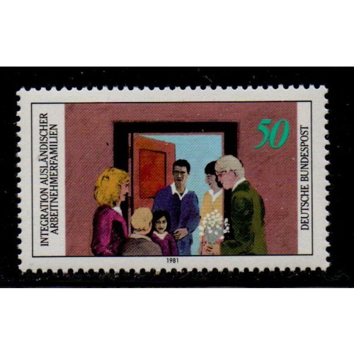 Germany Sc 1345 1981 Guest Worker Integration  stamp mint NH