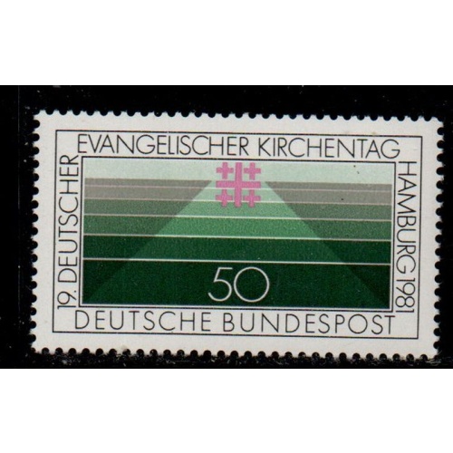 Germany Sc 1351 1981 Protestant Convention stamp mint NH