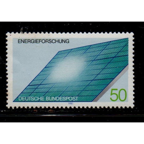 Germany Sc 1354 1981 Energy Conservation Research  stamp mint NH