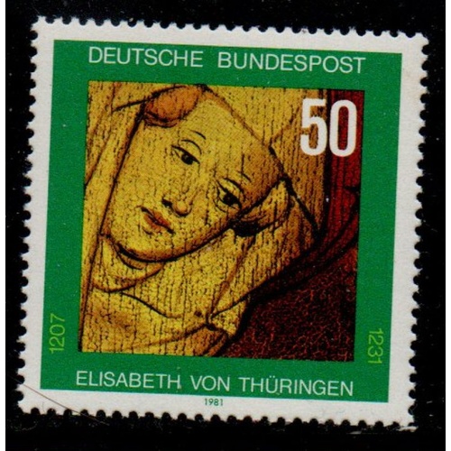 Germany Sc 1363 1981 St Elizabeth of Thuringia stamp mint NH
