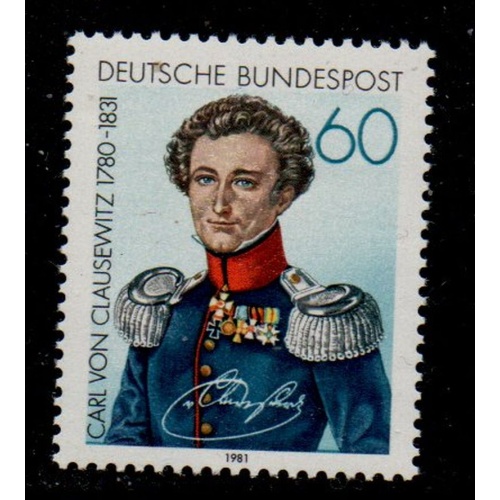 Germany Sc 1364 1981 Clausewitz stamp mint NH
