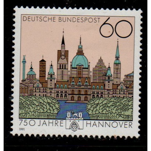 Germany Sc 1621 1991 Hanover Anniversary stamp mint NH