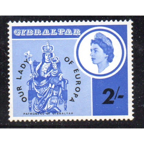 Gibraltar Sc 182 1966 Our Lady of Europa stamp mint NH