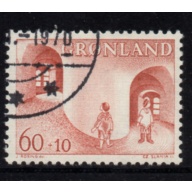 Greenland Sc B3 1968 Child Welfare stamp used
