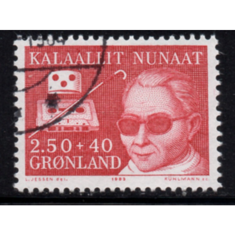 Greenland Sc B11 1983 Handicapped Aid stamp used